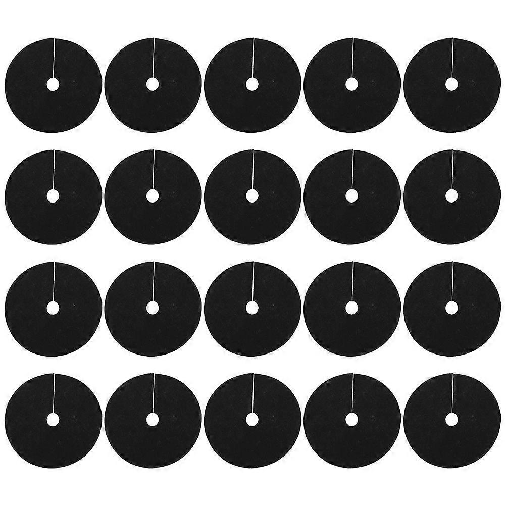 20pcs Gardening Weed Control Cloth Ring Non-woven Fabric Tree Ring Protector