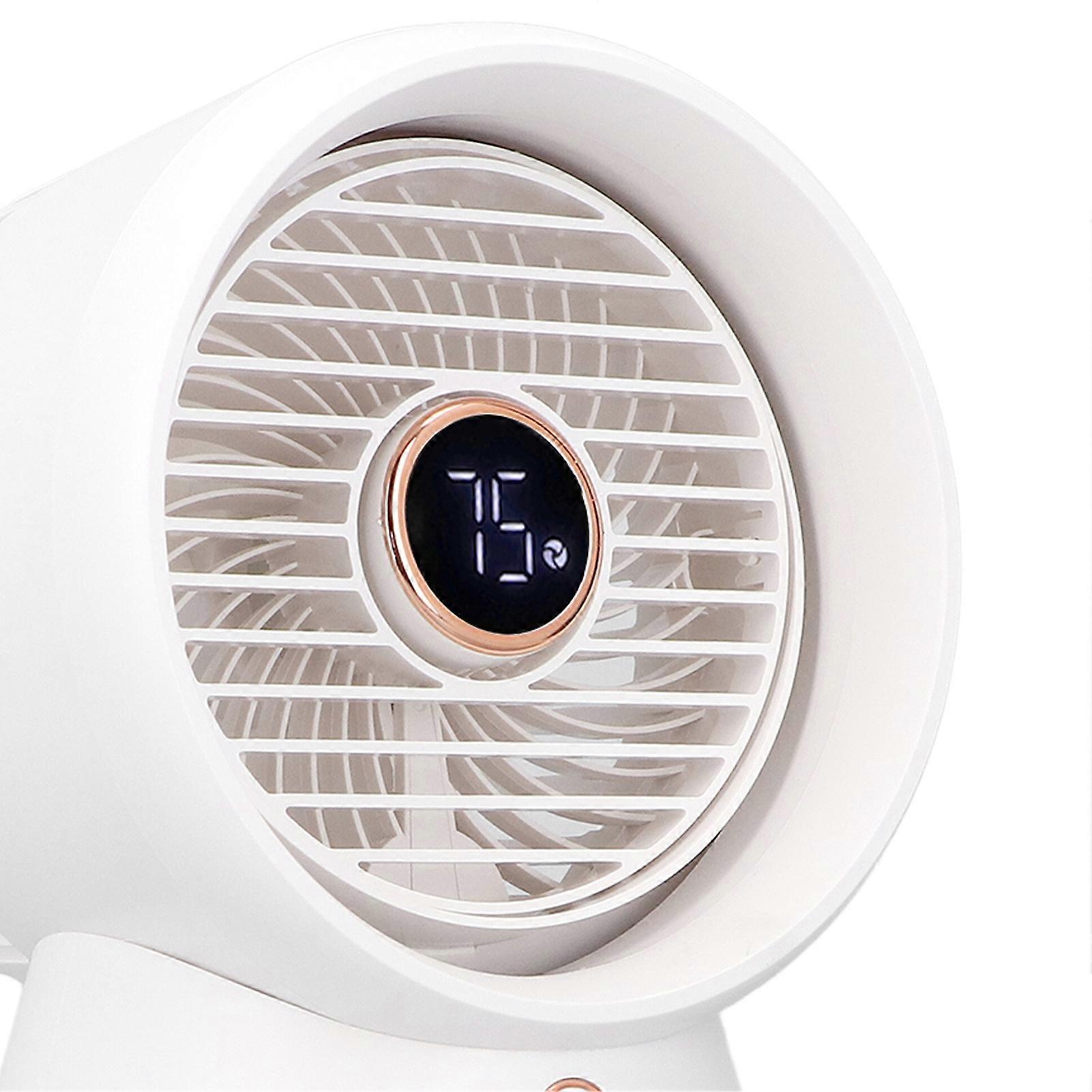 Car Air Conditioner Portable White Mini USB Cooling Fan Spray Humidification Silent Four Speed Office Dormitory Air Cooler