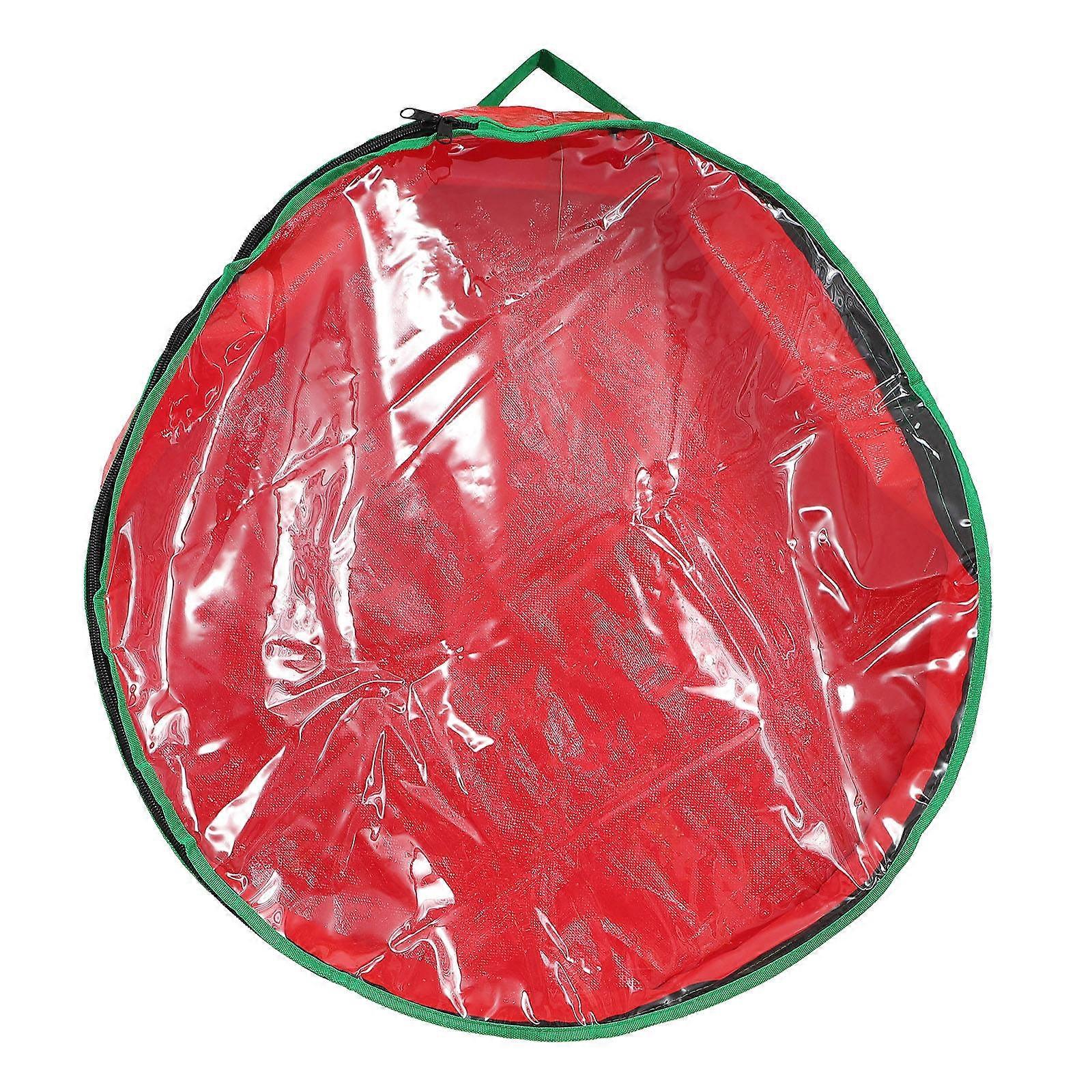 Dustproof Wreath Storage Containers Red 76x28cm Waterproof 1Pack