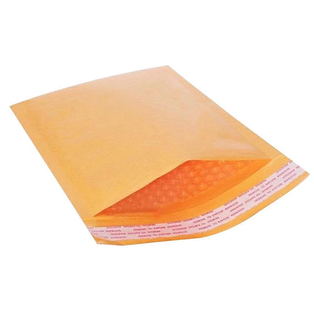Yellow Bubble Padded Envelopes Self Sealing for Mailing Letters Made with Recycled Kraft Paper 100pcs