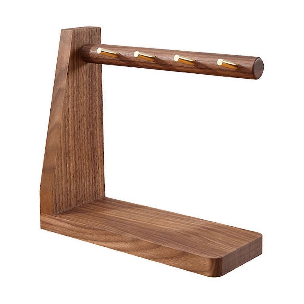 Wood Key Holder Key Hanger Rack Tenon Process Homeowners Mask And Key Placement 8.7X7.9X3.1In 1Pc
