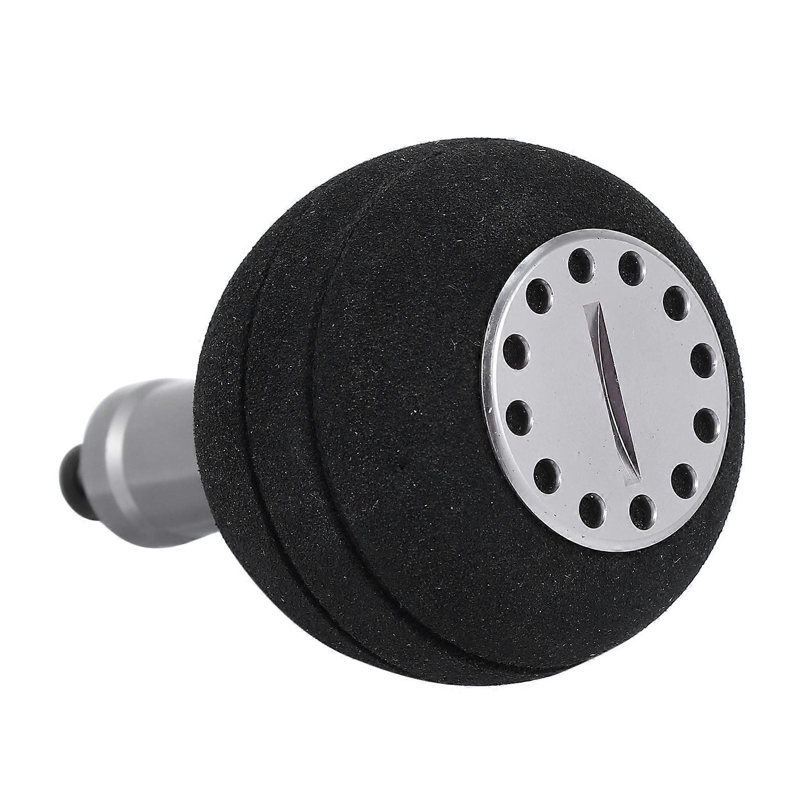 Fishing Reel Handle Knob Ergonomic Design Durable EVA Material Black Color for Decoration