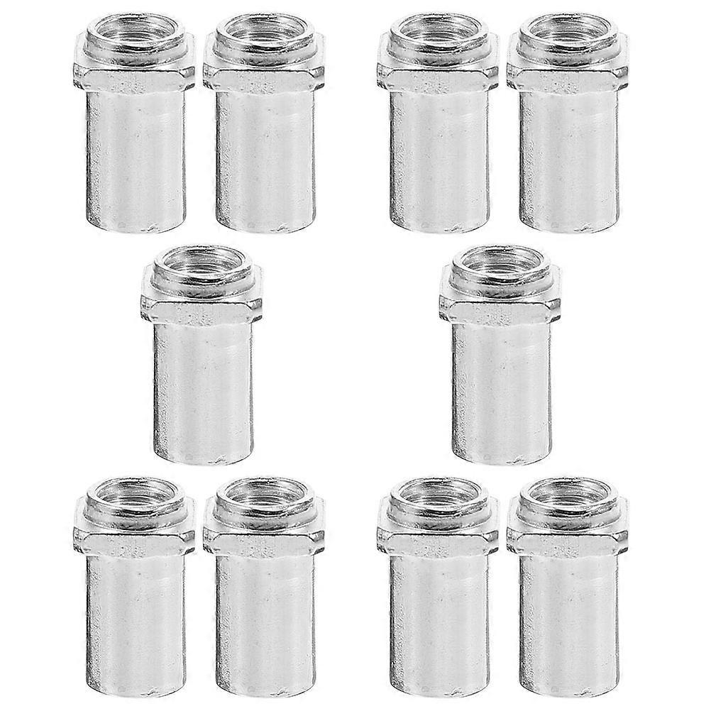 10pcs Durable Swivel Nuts for Tom Lug Drums, Parts for Snare and Floor Drum Accessories, Easy to Install