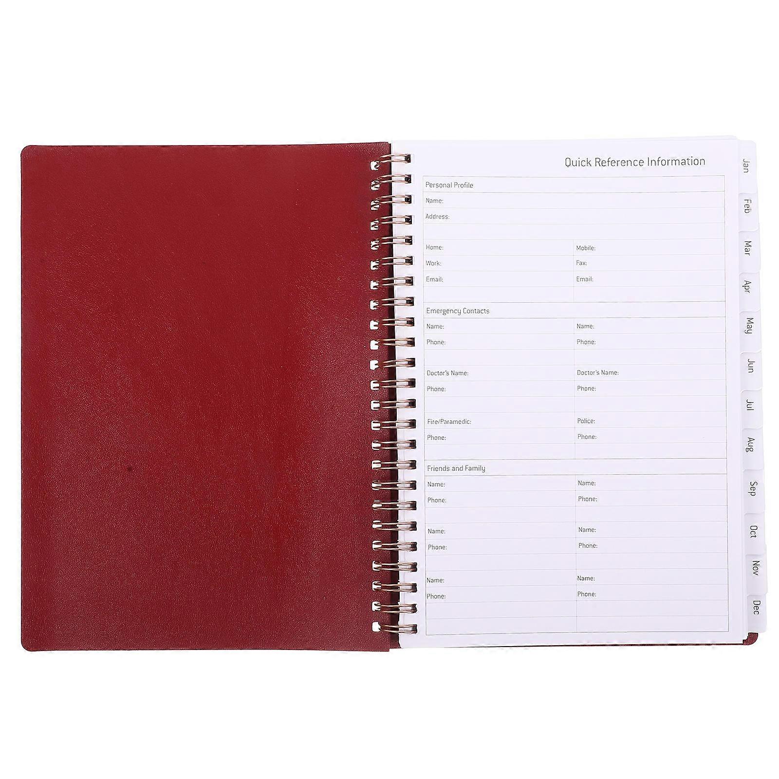 Office Note Pad Multi Function Memo Pad Portable 2023 Planner Notepad Agenda Book