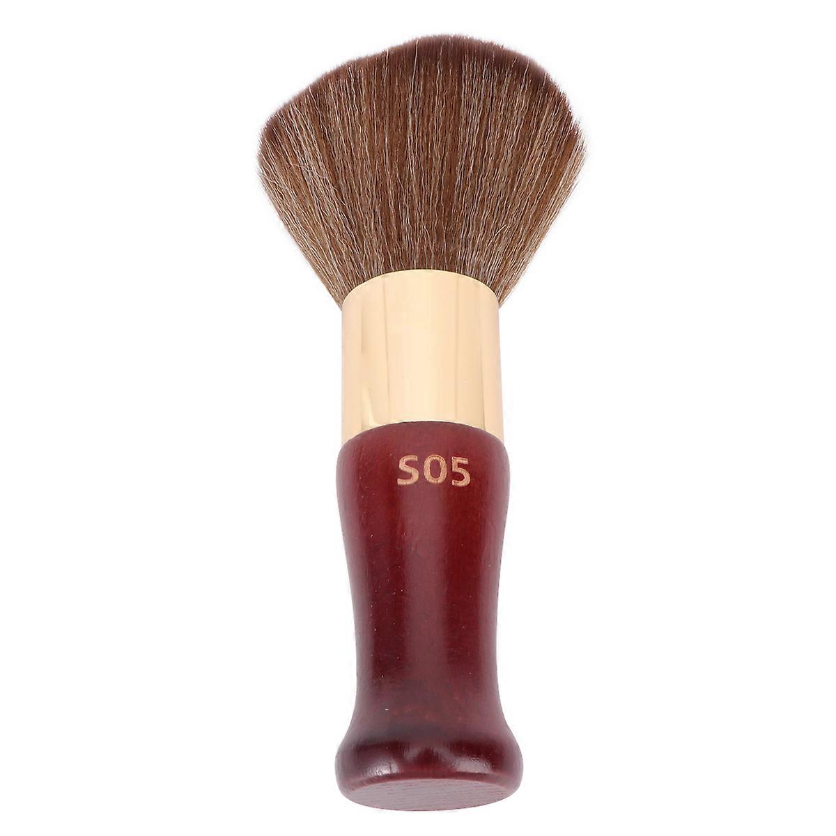 Barber Brush Neck Duster 1Pack Hair Cutting Tool Ideal For Salon Use Long Handle Stylish Design