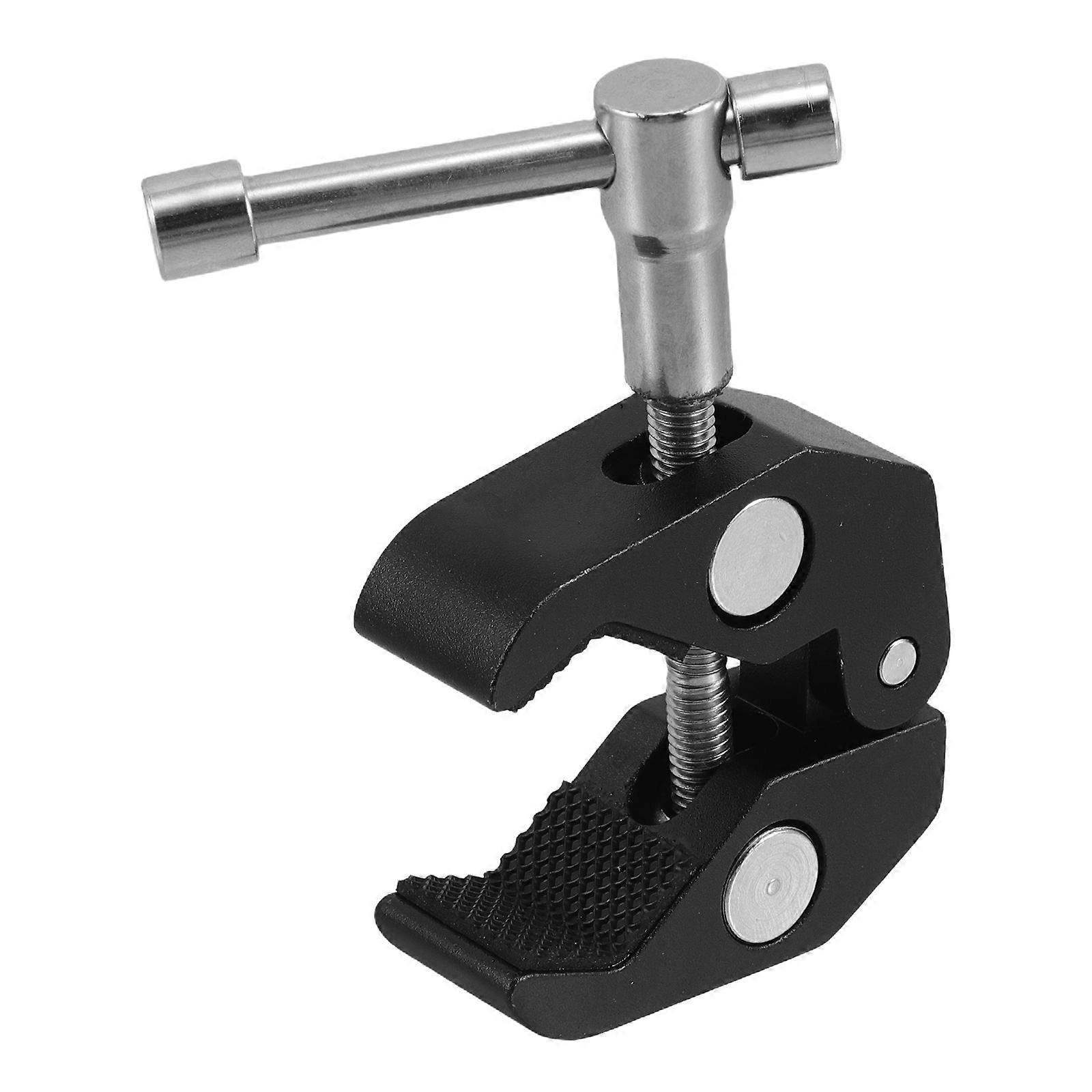Adjustable Light Stand Clamp For Photo Accessories Crab Claw Design Multi Aluminum Alloy Stable Support 1Pcs