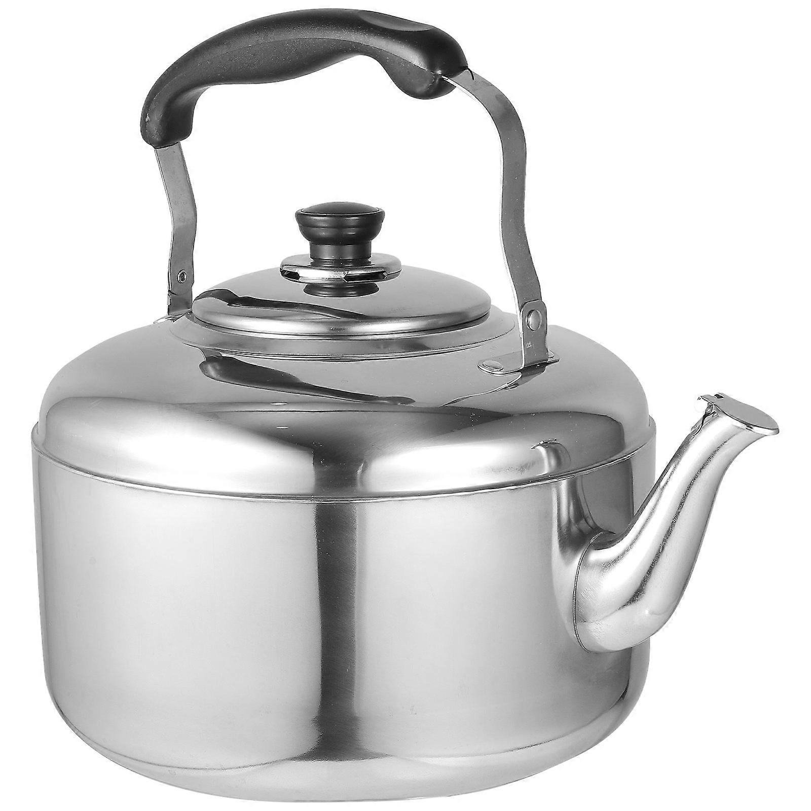 Stainless Steel Whistling Kettle for Gas Hob – Large Capacity, Insulated Handle, Stovetop Use, Practical Tea Design