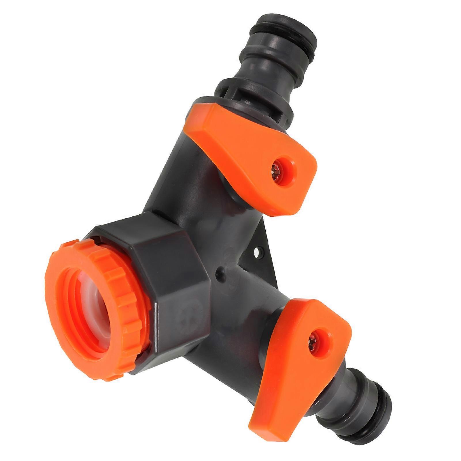 3 Way Diverter Valve for Car Use ABS Material Black Color Reliable and Practical 1 in 2 out Design