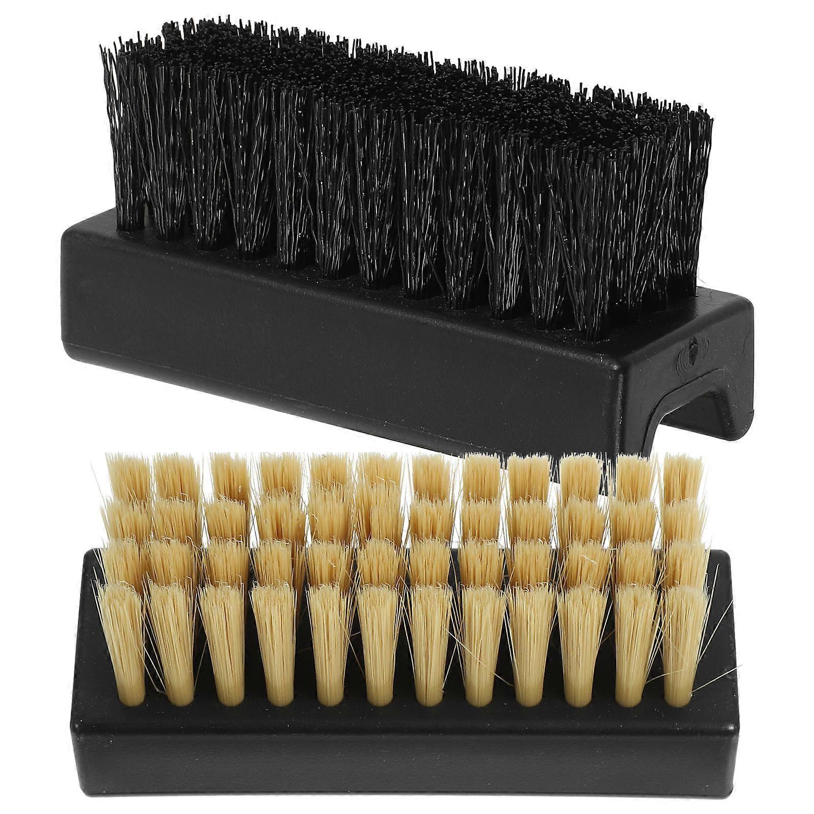 Ergonomic Laundry Brush Set Hard & Soft Bristles for Efficient Shoe Sole Cleaning