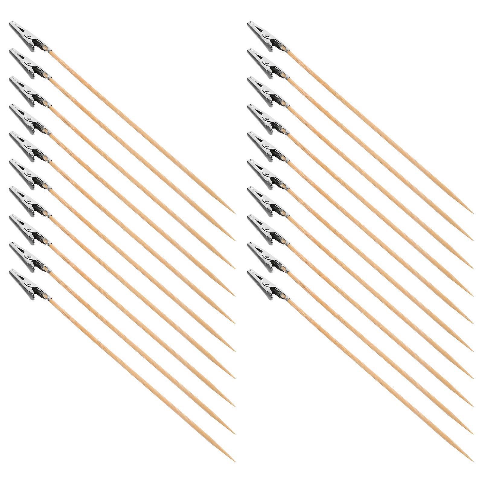 Model Painting Clip Stick Holding Models Securely Hobby Modeling Diy Projects Multi 18.00X0.80X0.50CM 20Pack