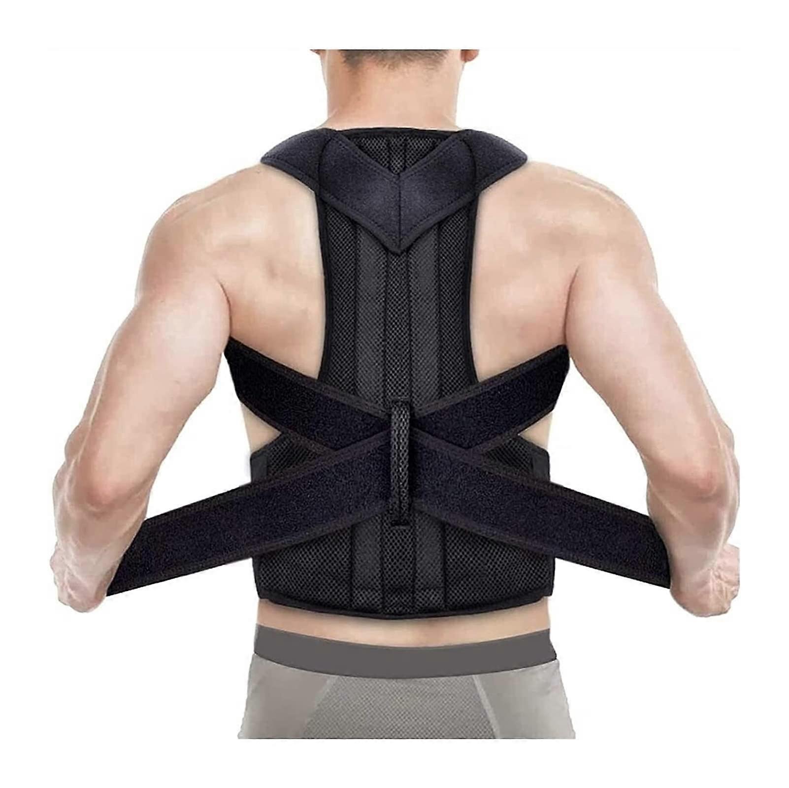 Back support, posture correction, adjustable, breathable, for men, women, shoulder, lumbar support
