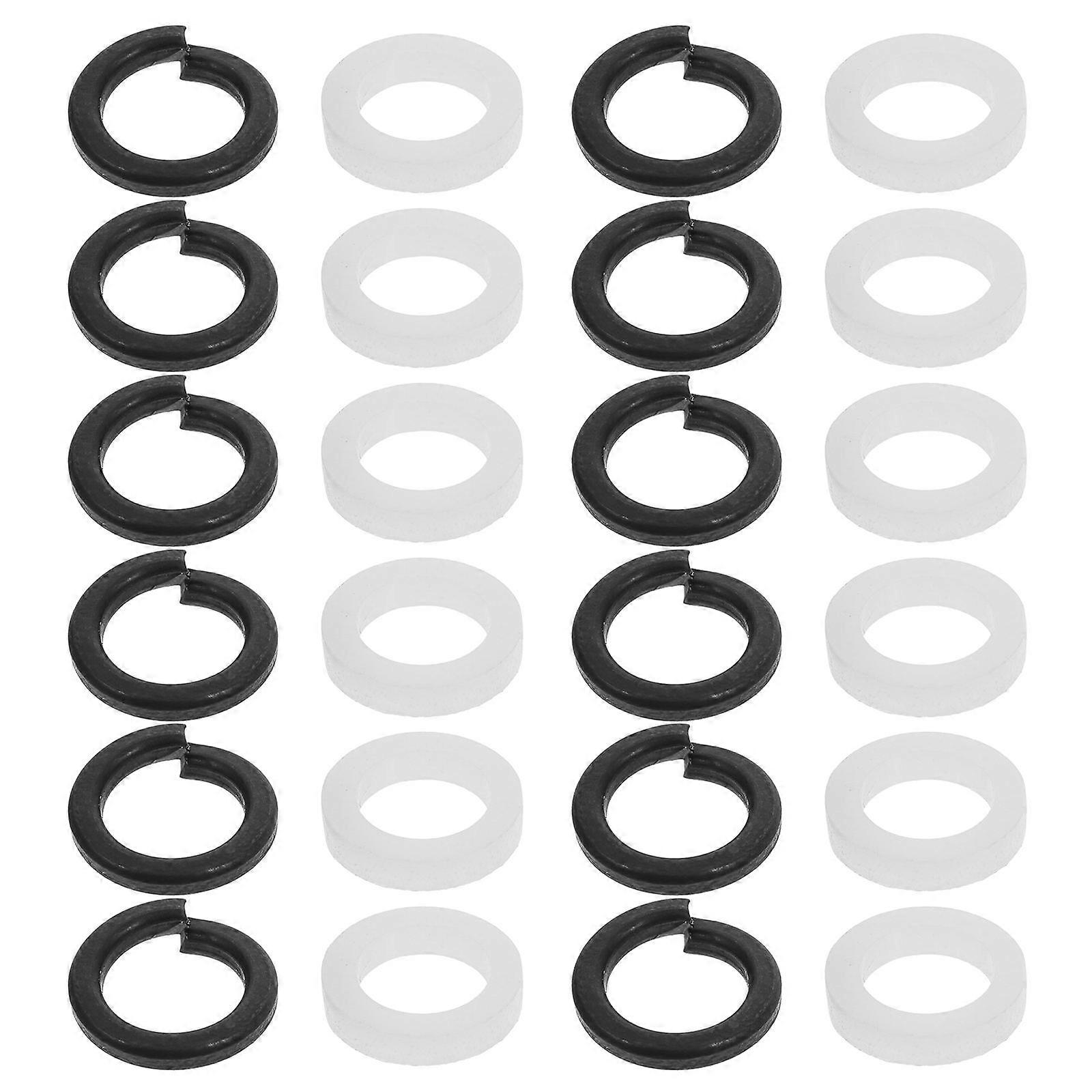 Tuning Peg Gasket Guitar Accessories Tuners Mounting Spacers For Guitar Tuner Peg Round Shape 24Pcs