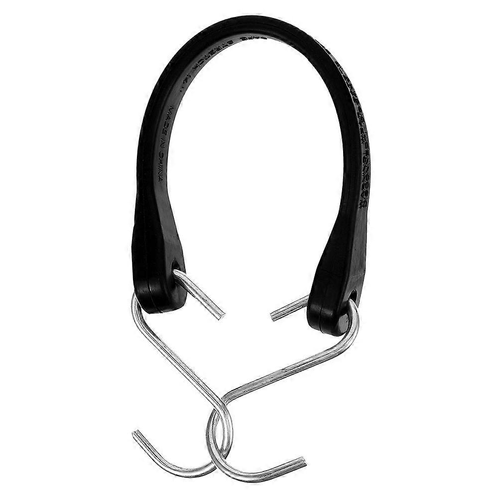 Heavy Duty Weatherproof Rubber Strap with Hooks Strong and Flexible for Trucks Trailers and Boats