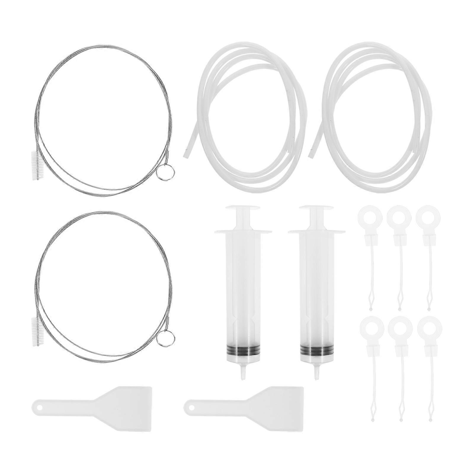 Fridge Drain Hole Unblocking Tool 1 Set Ideal For Appliance Users 18.5x3.5cm Functional Plastic Remove Ice Cubes 12-Pcs