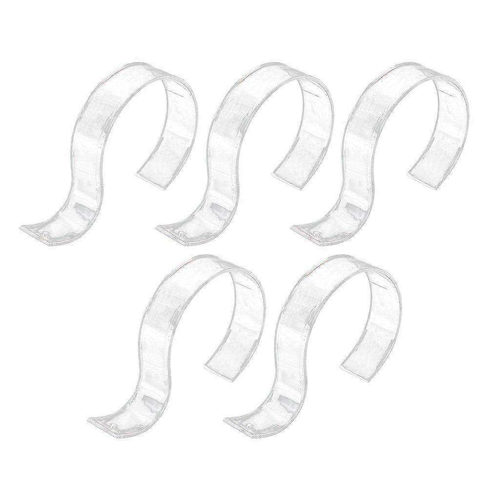 5Pcs Transparent Ceinture Présentoir Pour Hommes Et Femmes 17x10cm Solution De Stockage Acrylique Pour Un Usage Domestique
