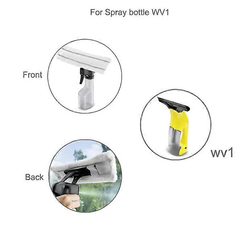 2 件。Karcher WV1 WV50 WV75 箱子清洁机机器人吸尘器配件备件的超细纤维拖把头