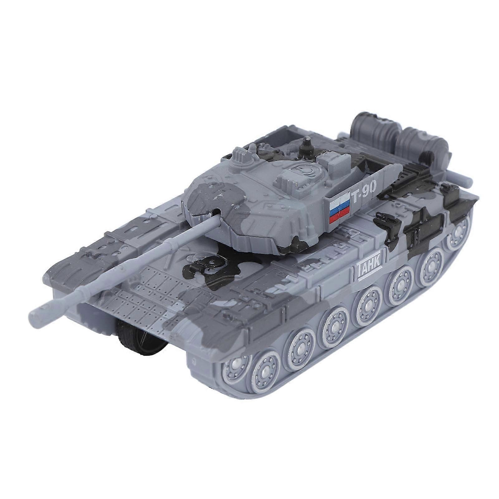 Armor Car Plane Kit Alloy Rotation Pull Back Adjustable Stimulation Armor Airplane Model Set for Children Armored Vehicle (Grey)