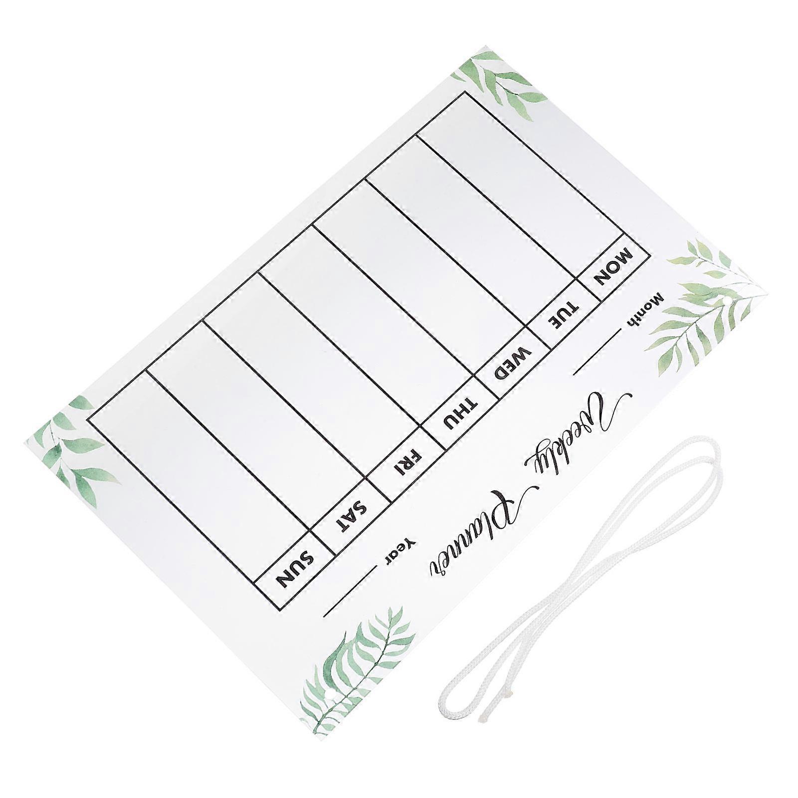 Transparent Acrylic Memo Writing Board With Lanyard For Adults Desk Organization Multi Erasable 1 Set