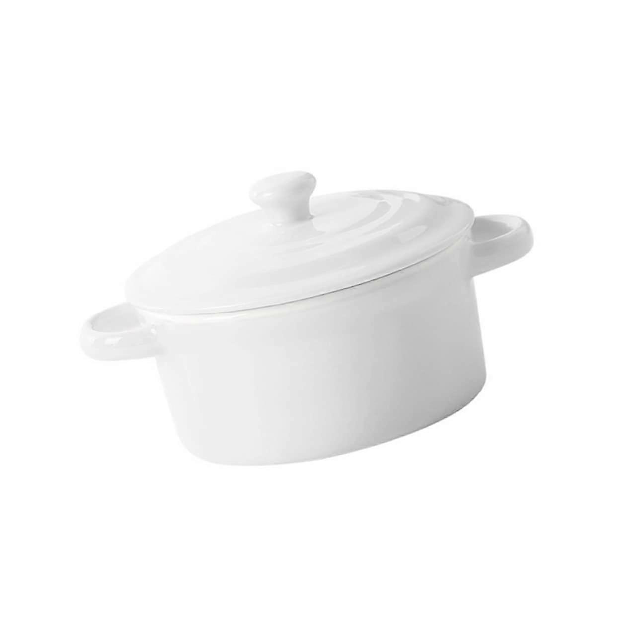 Ceramic rice bowl with lid
Double soup bowl for baby food, pudding, eggs, soups, and vegetables
Pure white