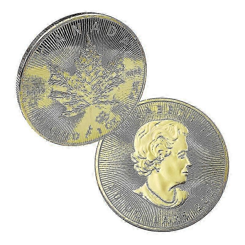 2025 Canadian Gold Coin Maple Leaf Commonwealth Queen Coin Commemorative Coin Collection Gift Token