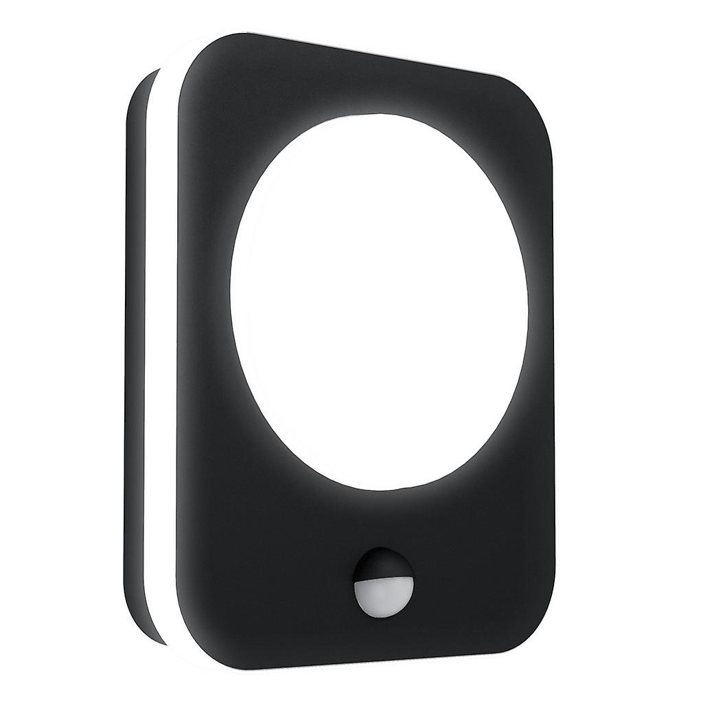 Madriz Led Outdoor Motion Sensor Wall Light Black IP44
