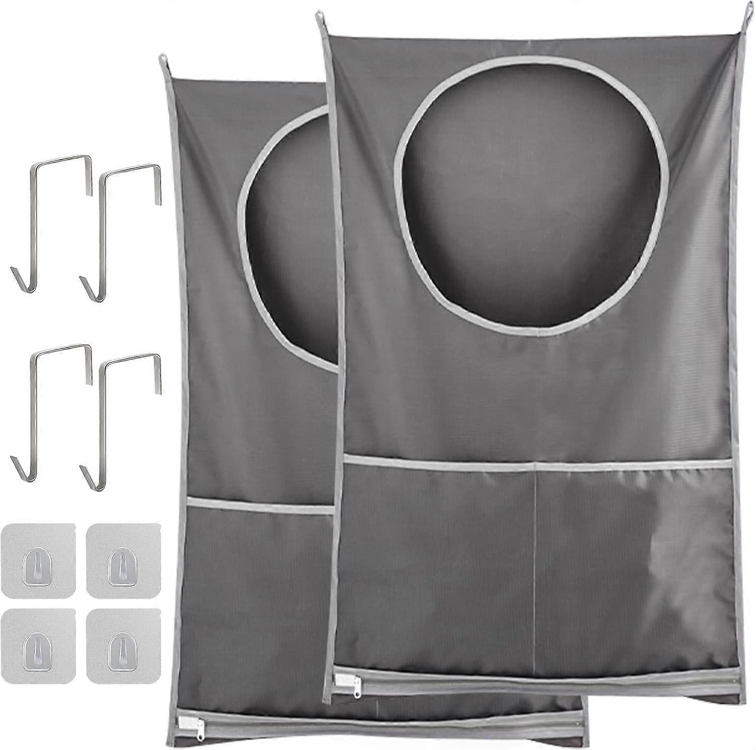 2-pack, hanging laundry basket, over-the-door laundry basket