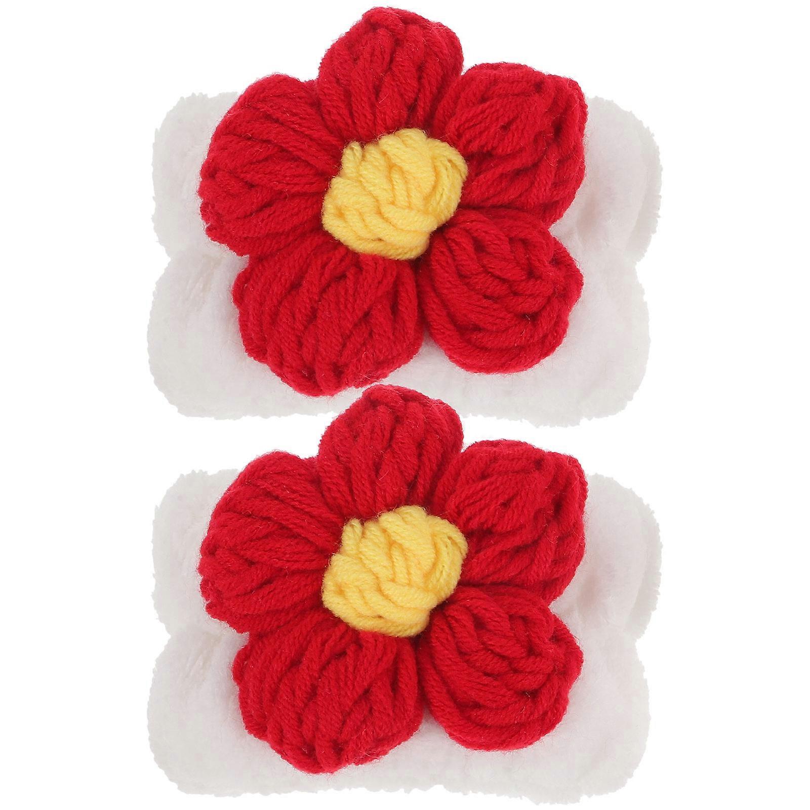 Water Absorbent Flower Wristbands for Women – Elastic Spa Wash Bands for Face Cleaning & Makeup Application, Skin Friendly & Durable Design