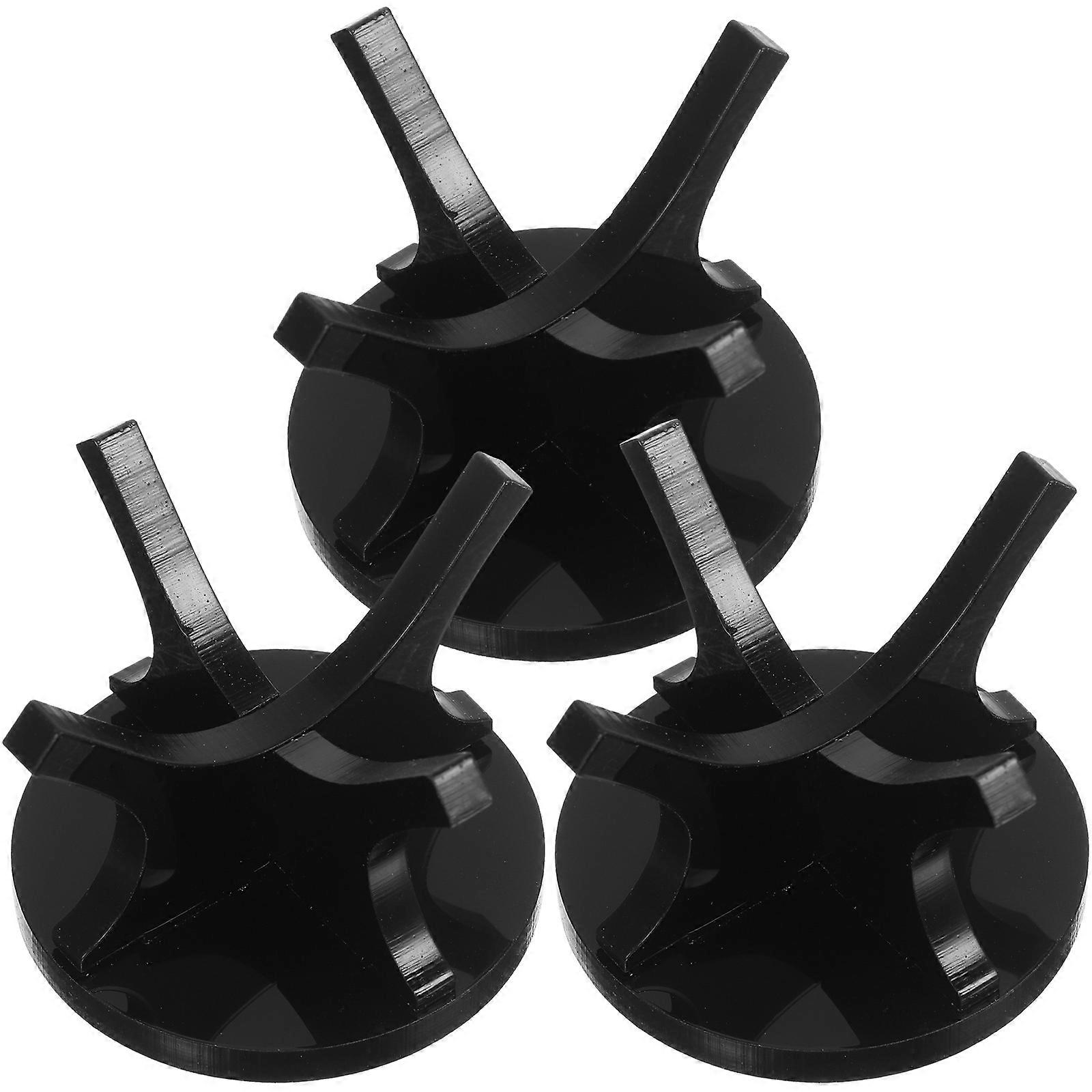 Acrylic Football and Tennis Ball Rack for Storage Use Black 2 Pack Suitable for Souvenir Balls