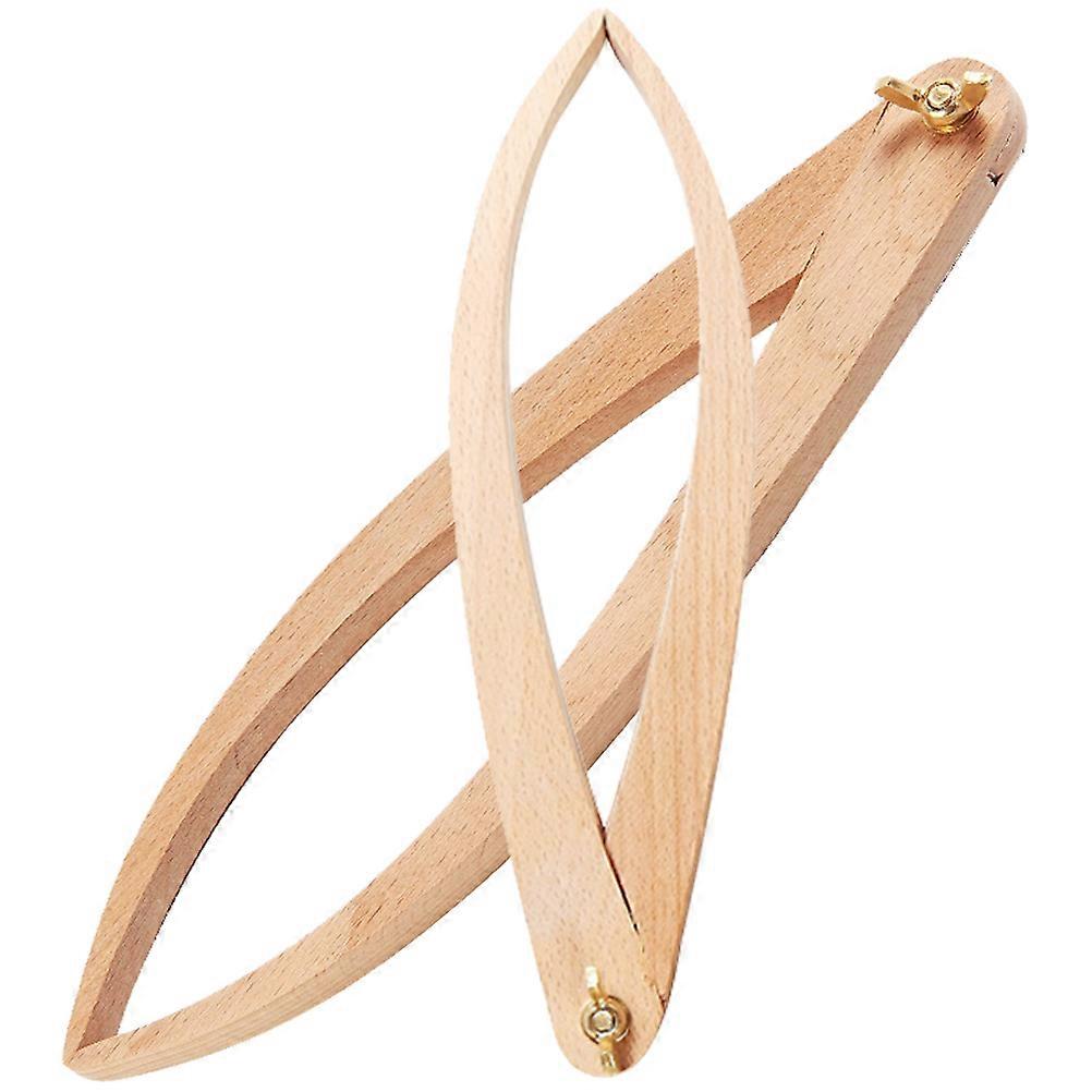 2Pcs Clay Shaping Tools Brown Wooden Calipers Ideal For Measurement In Various Clay Projects