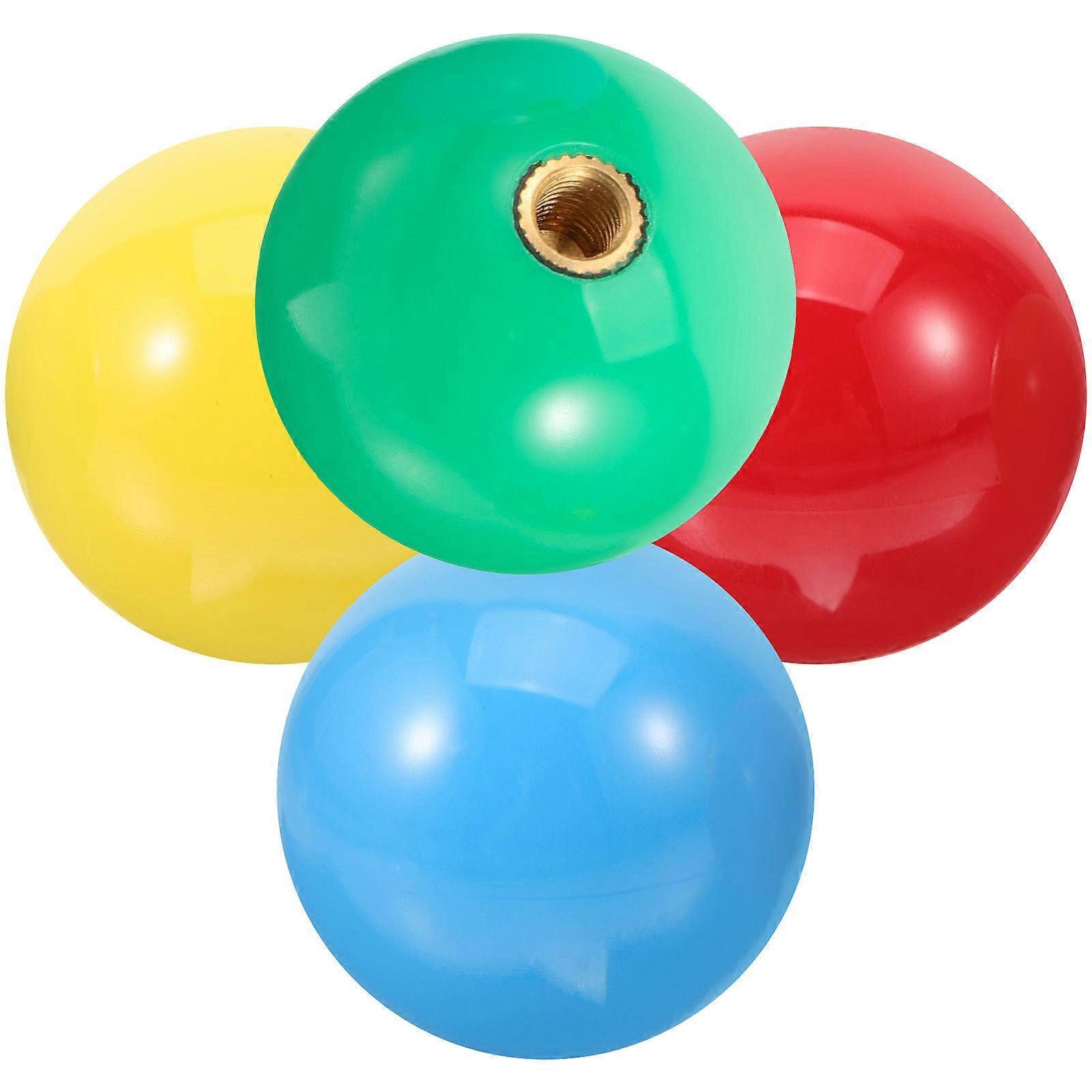 4pcs Reusable Game Stick Ball Joystick Handles – Durable Replacement for Gaming Controllers, Easy Installation for Console and Arcade Use