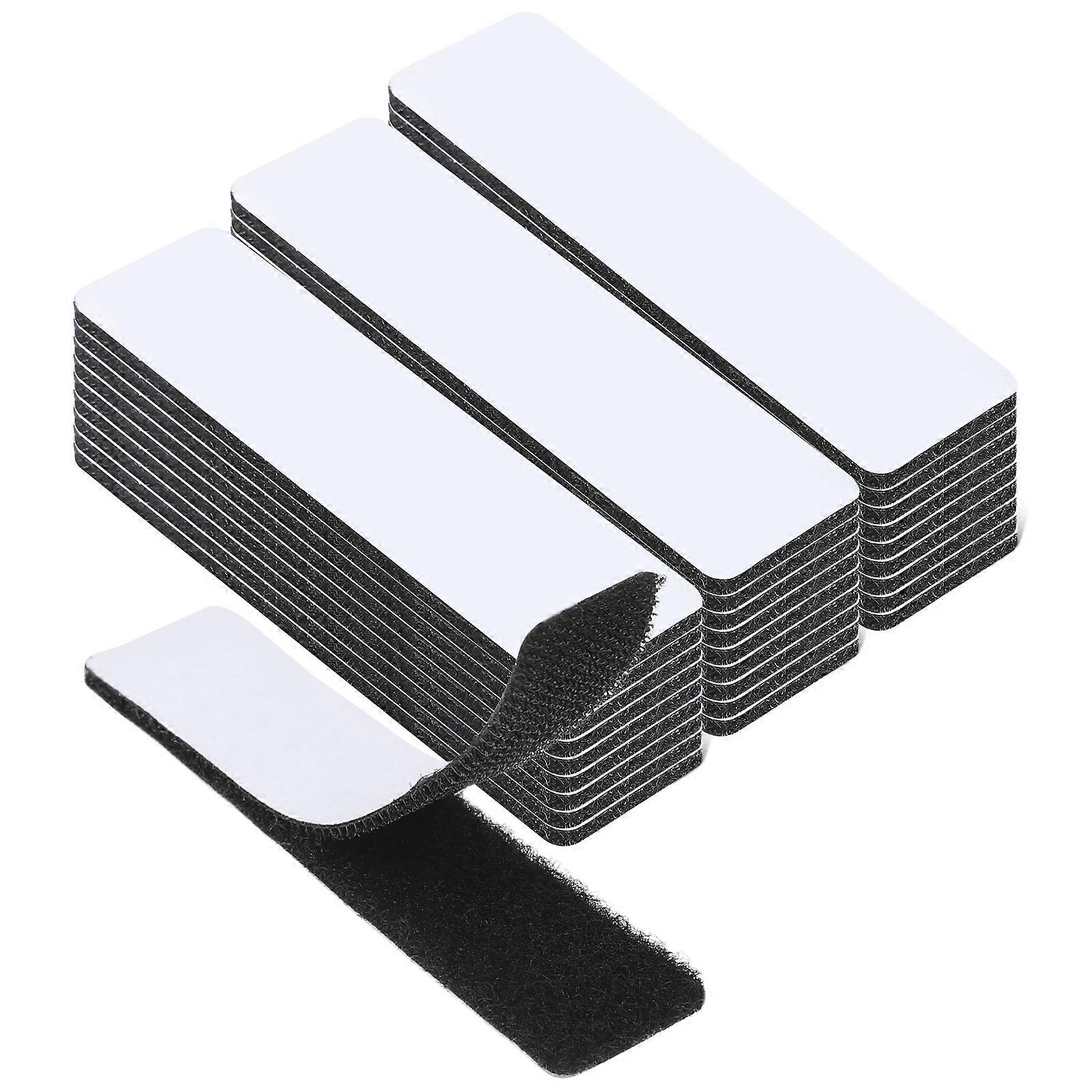 Double Sided Strong Back Adhesive Tape Fastening Strip Hook And Loop Strips With Adhesive Home Improvement Wall Adhesive 30Pcs