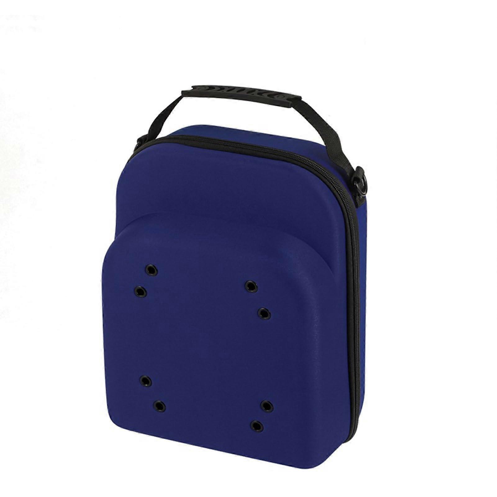 Portable travel hat storage, soft and elastic, waterproof and breathable, large capacity, waterproof and dirtresistant, blue.