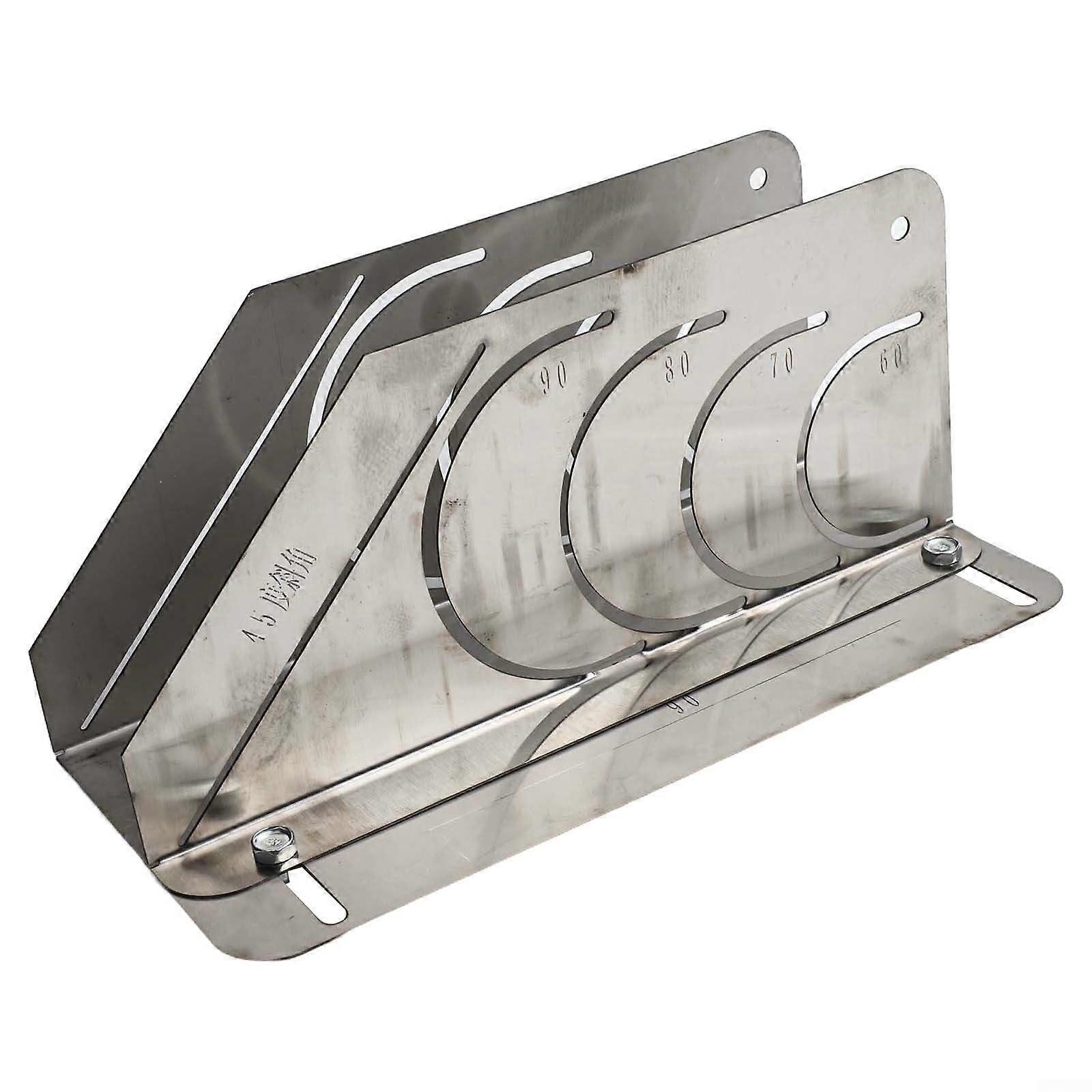 Stainless Steel Foam Pipe Cutter for Precise 45 Degree Cuts with Measuring Support and Adjustable Design for Multiple Sizes