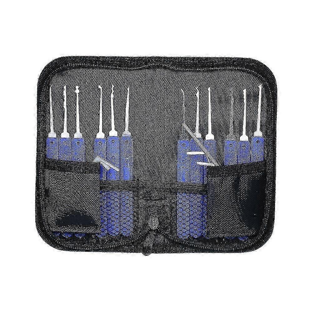17 PCS Lock Picking Set with Storage Organize Bag Practice Locksmith Tools Lockpicking Kit for Begin