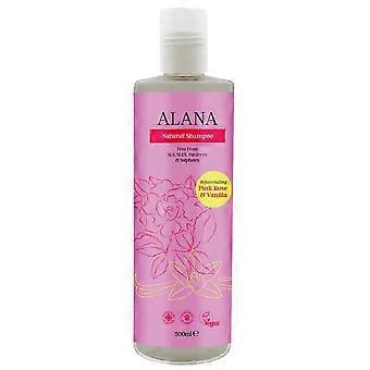Alana Pink Rose & Vanilla Natural Shampoo 500ml - 3 Pack