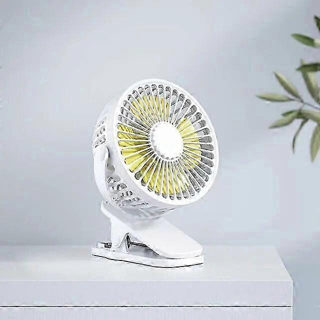 Usb Mini Fan Mini Student Class Dormitory Quiet Office Desktop Clip...