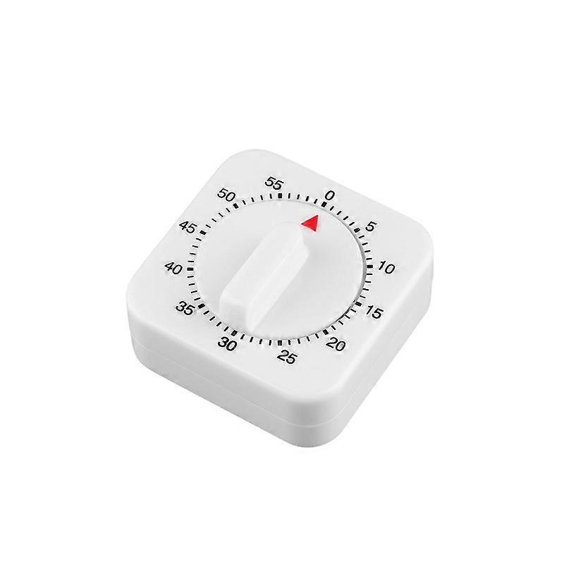 Fonepro 2 Pieces Mechanical Kitchen Timer, 60 Minutes Countdown Timer with Loud Alarm for Cooking, White