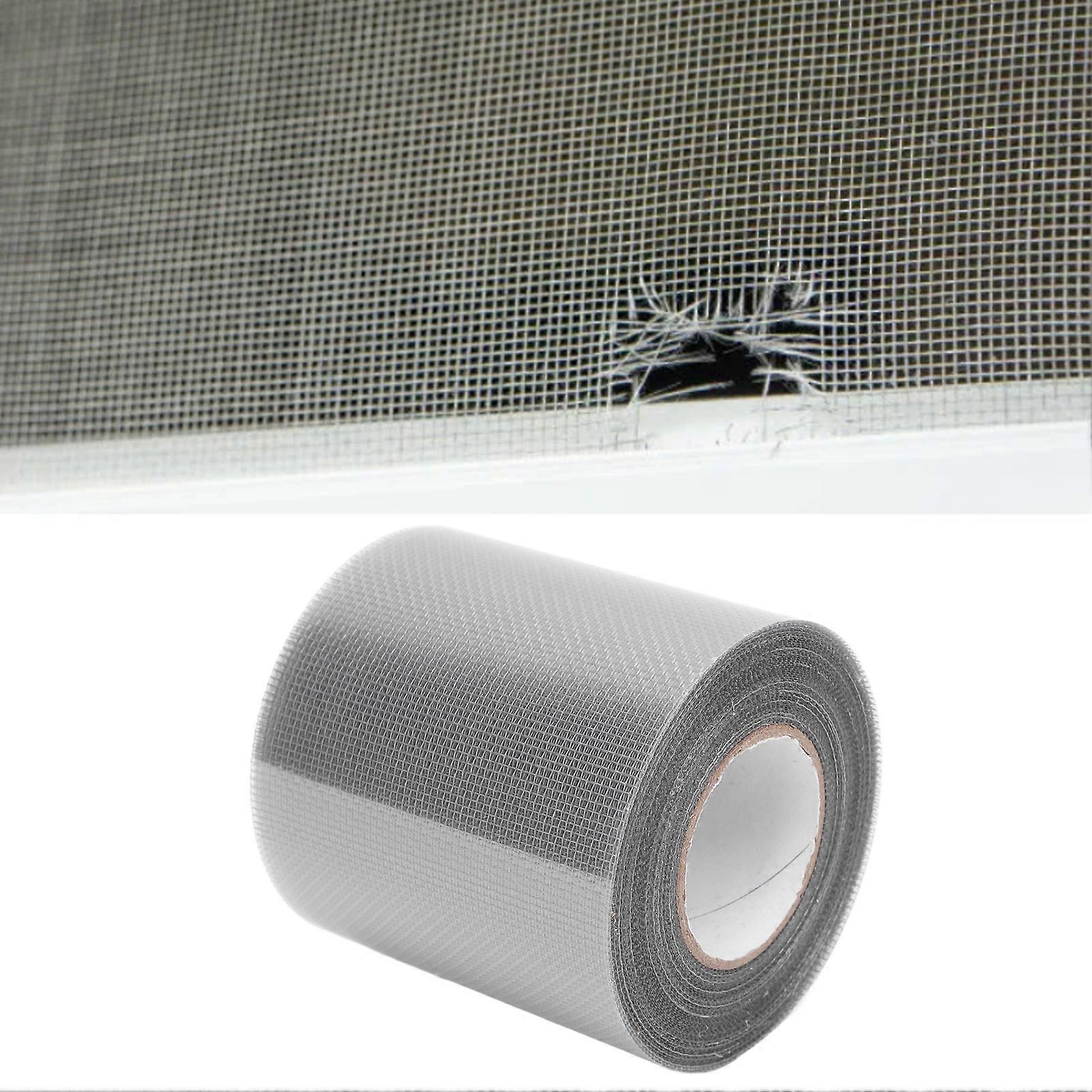 Window Screen Repair Tape 80mm x 9.15m Transparent Mesh Patch