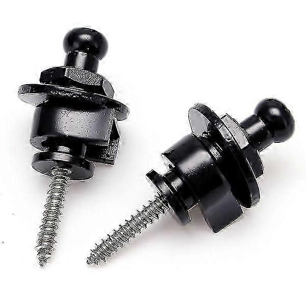 2er Pack Strap Lock Sicherheitsschloss Endknopf Gitarrengurt Gürtelschnalle für Gitarre