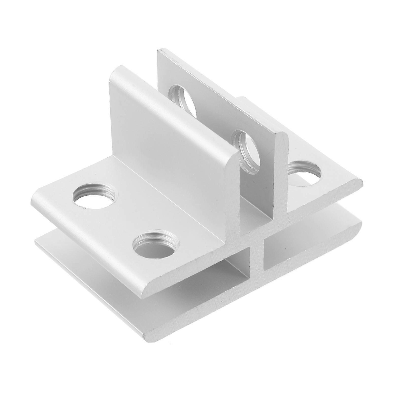 1 Set Glass Clamp Alloy Bracket for 5 to 8mm Thickness Glass Shelves Clips Multi Use Mirror Clamps Fish Tank Fixing Glass Clips