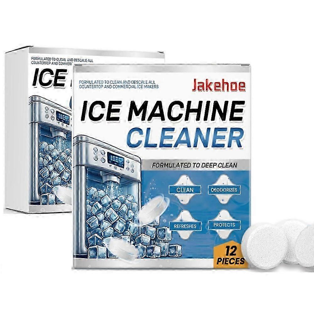 Kotitalouksien jääkoneen puhdistusaine 12/24/36kpl kalkinpoistoarkkeja