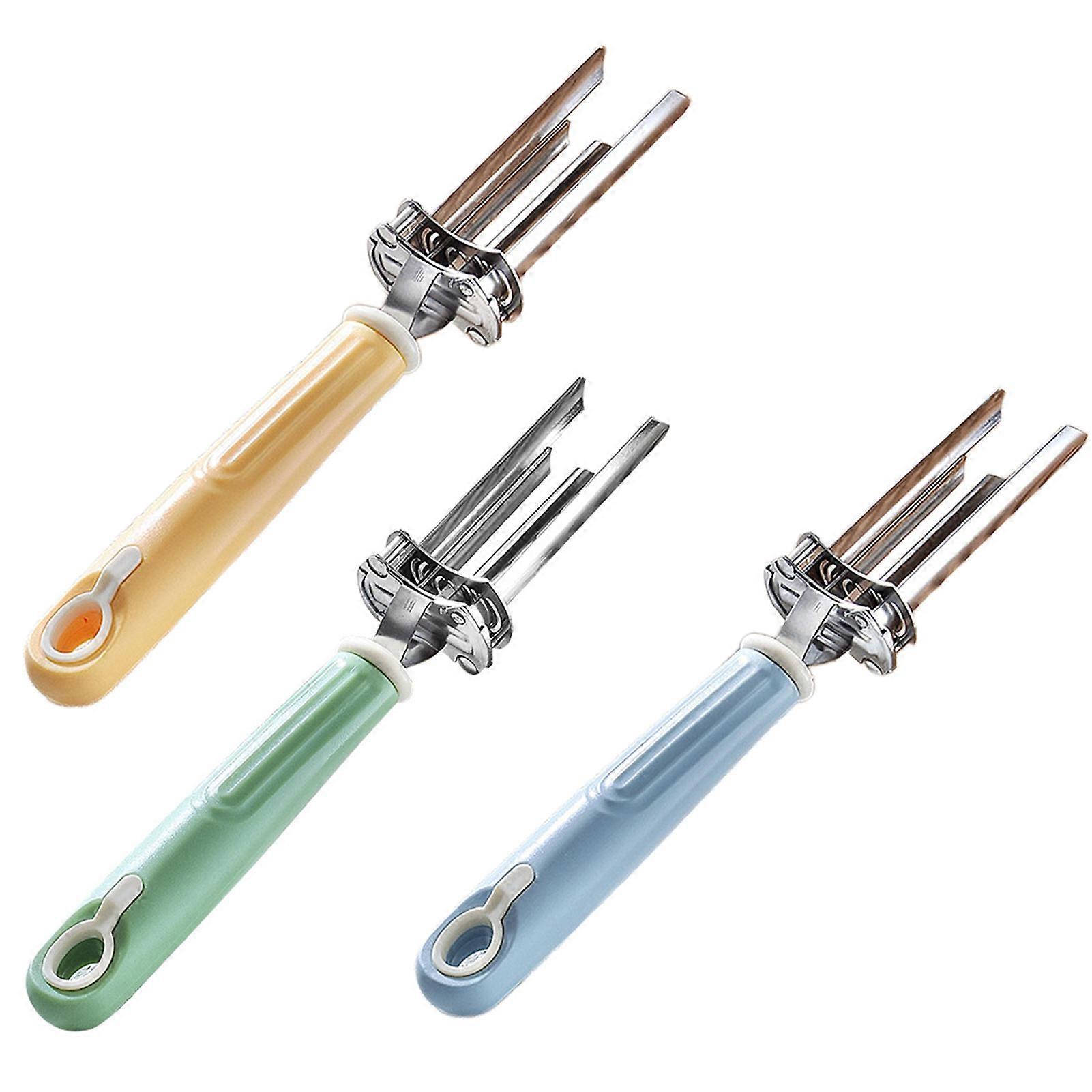Adjustable Fruit & Vegetable Corer - 2-in-1 Bell Pepper Cutter and Deseeder, Multifunctional Kitchen Gadget for Effortless Cooking Prep