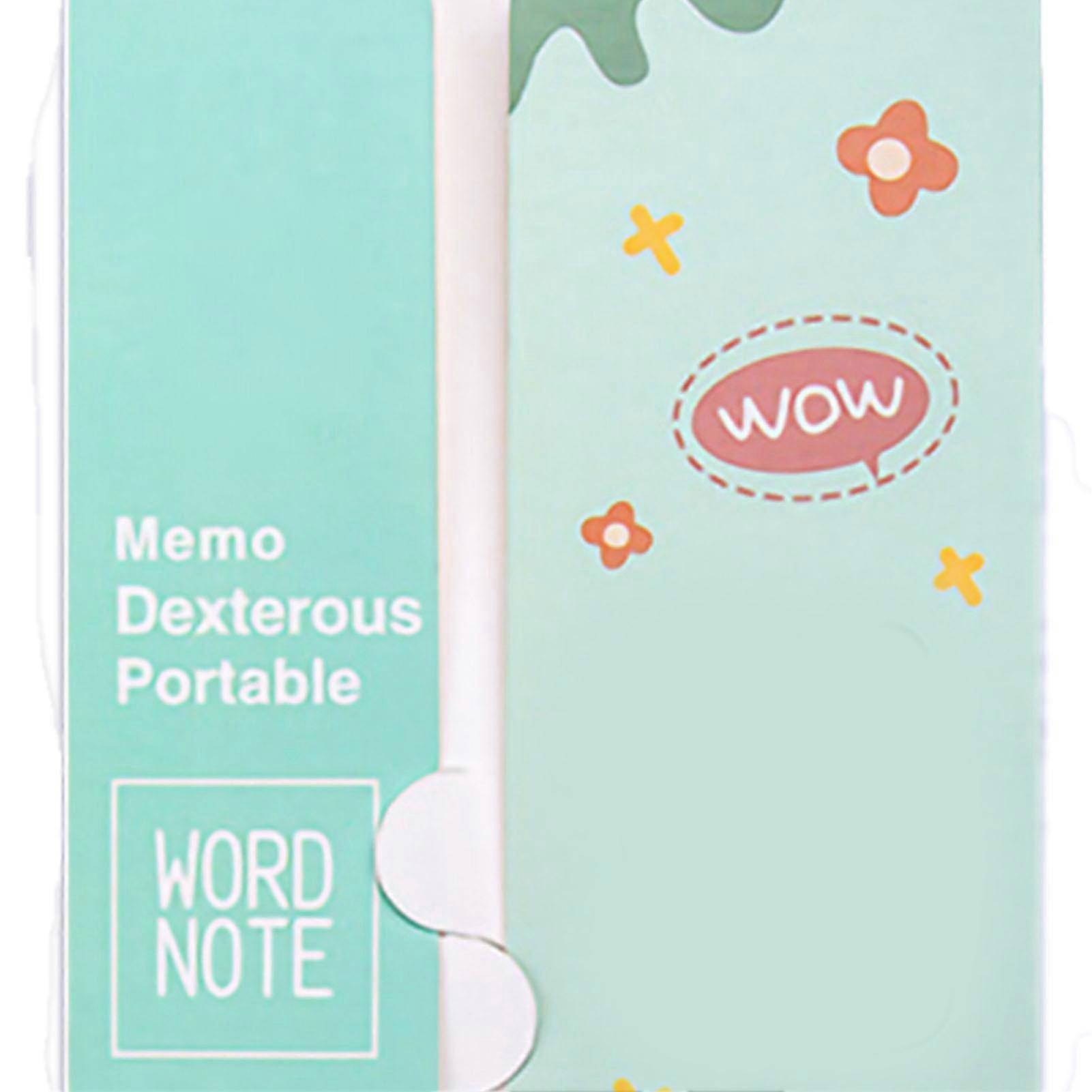 4 Pcs Small Portable Foldable Spiral Bound English Word Books