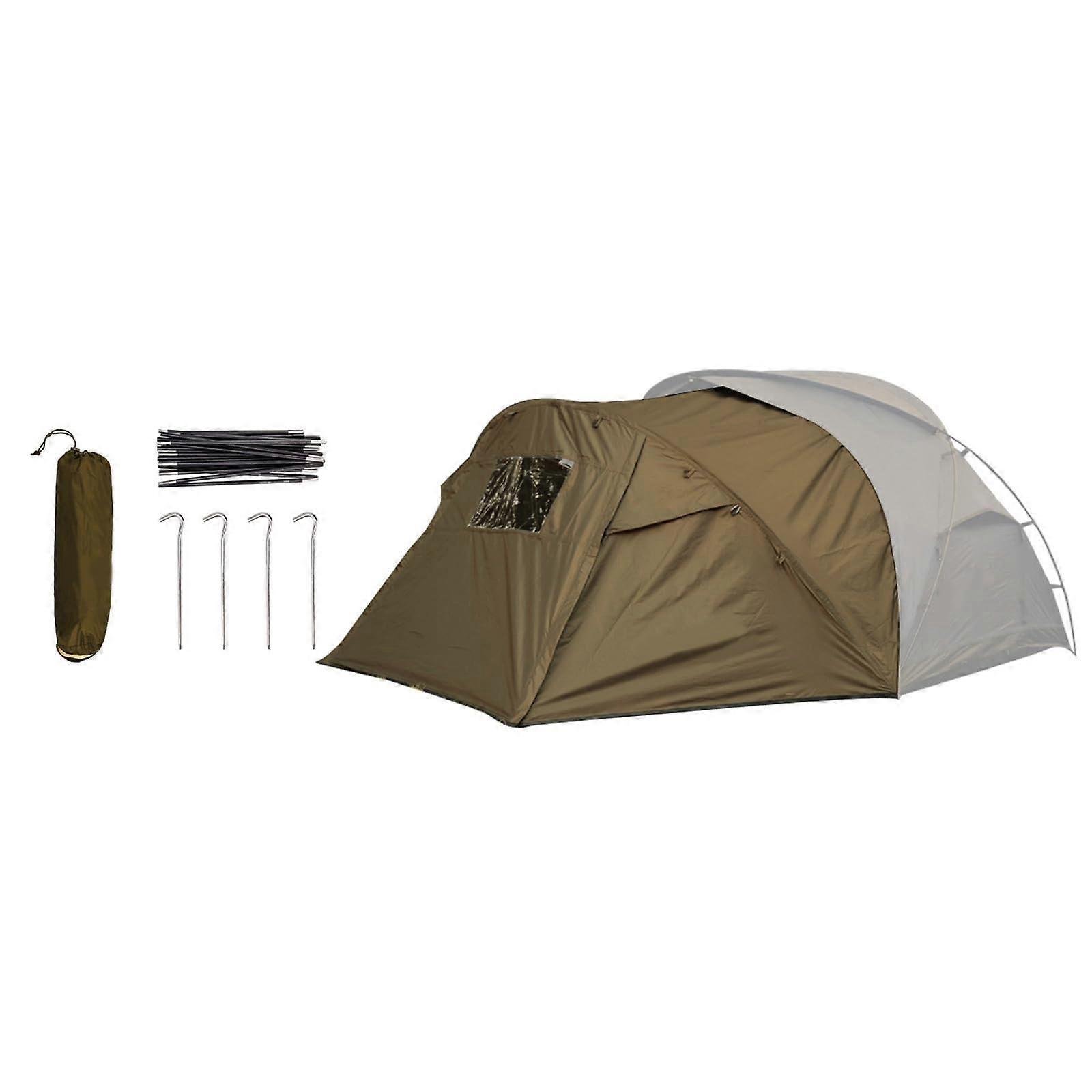 Spacious Outdoor Tent For Family Camping With Extended Front Porch And Front Canopy Easy Setup Waterproof