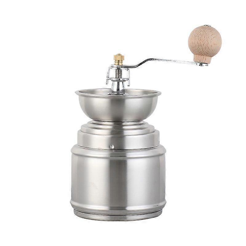 Coffee Grinder,BR-Vie Coffee Grinder, Silver Vanilla Manual for Kitchen, Silver
