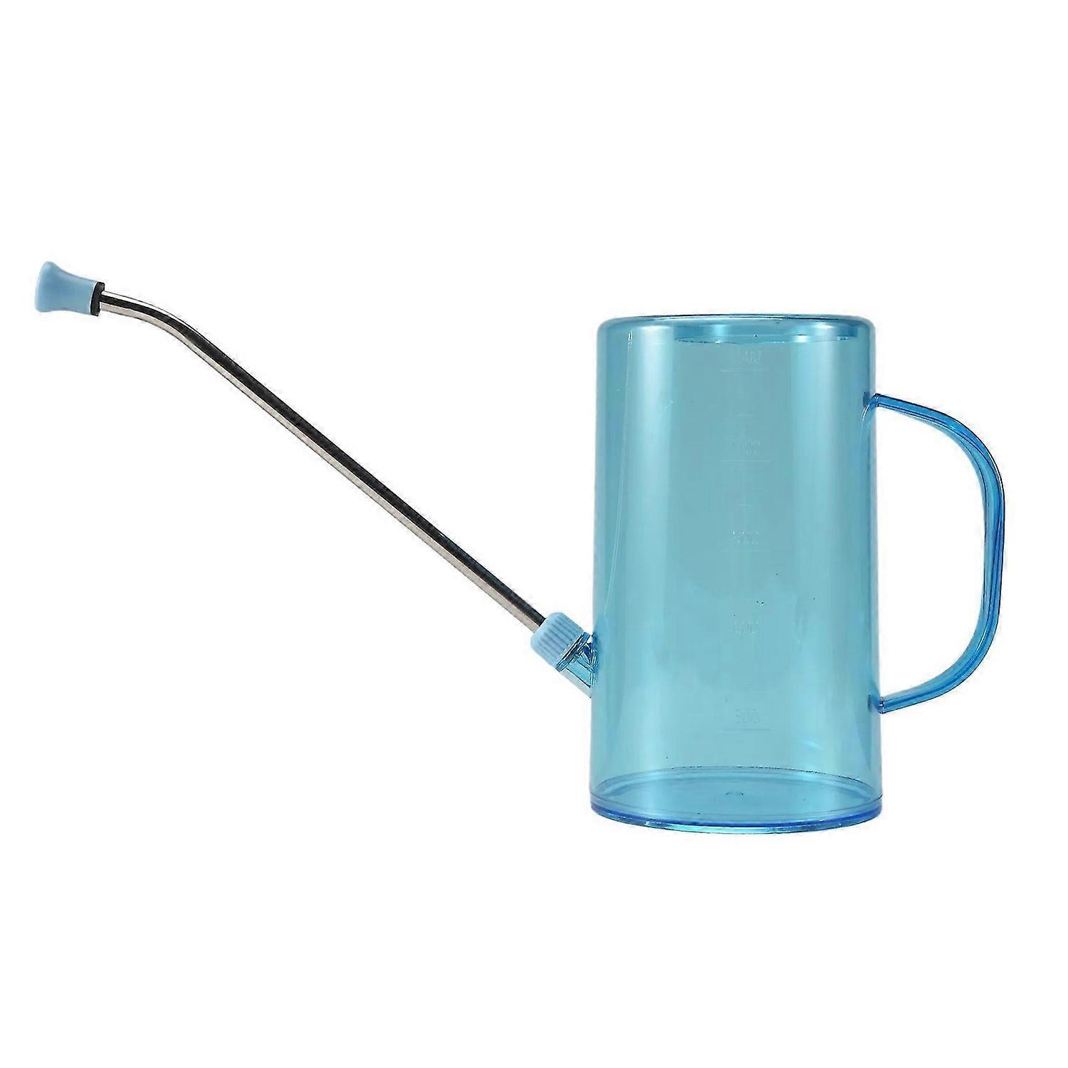 Blue Watering Can, 1.5 L of Large-Capacity Watering Cans, Long Spout Watering Can with Leak-Proof Gasket,for Succulents