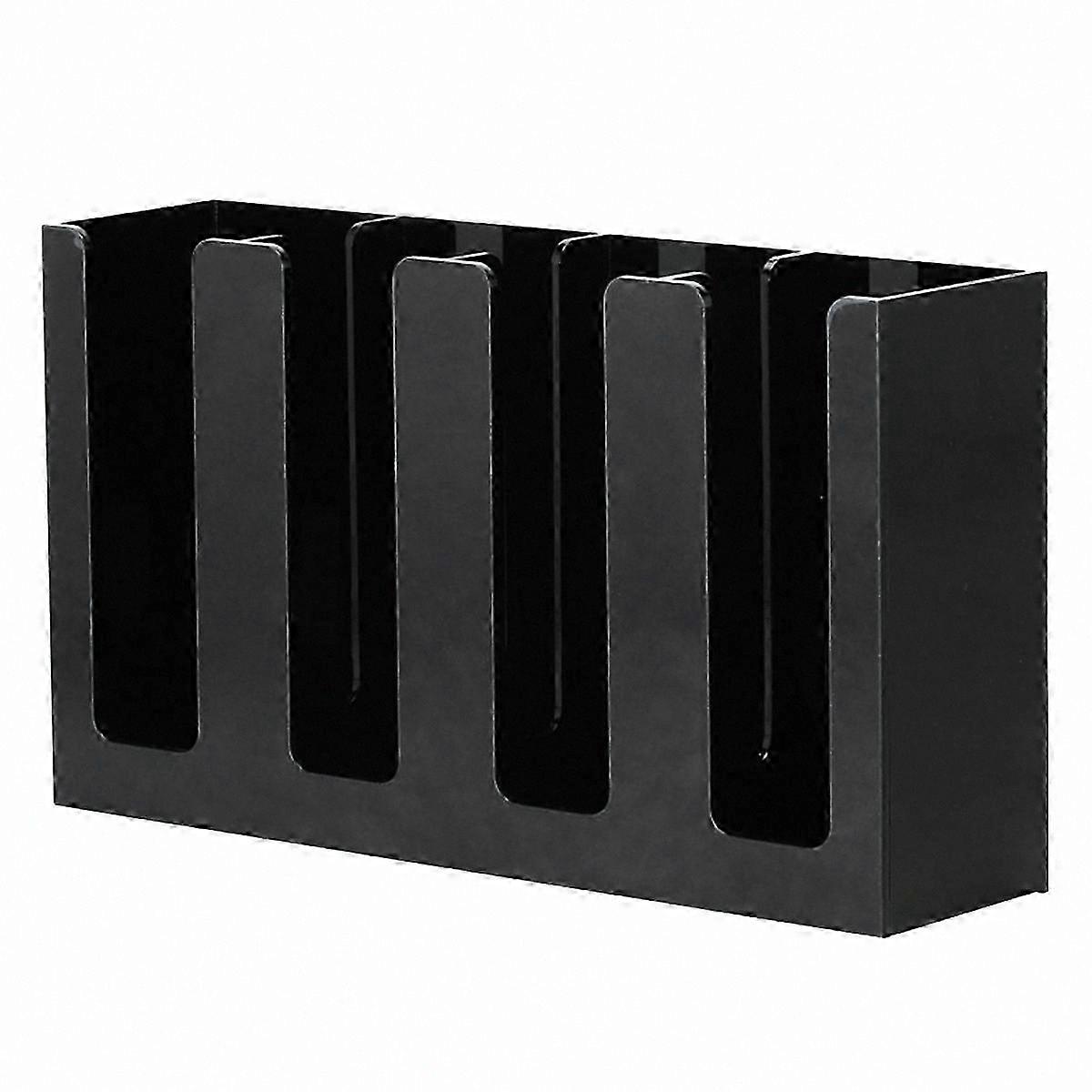 4-Compartment Coffee Cup and Lid Organizer for Paper Cups