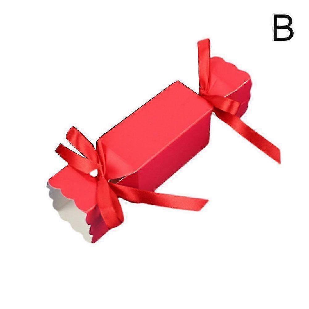 Cake Packing Gift Wrapping Christmas Candy Box Bow Shape Handle Baking Boxes 2025