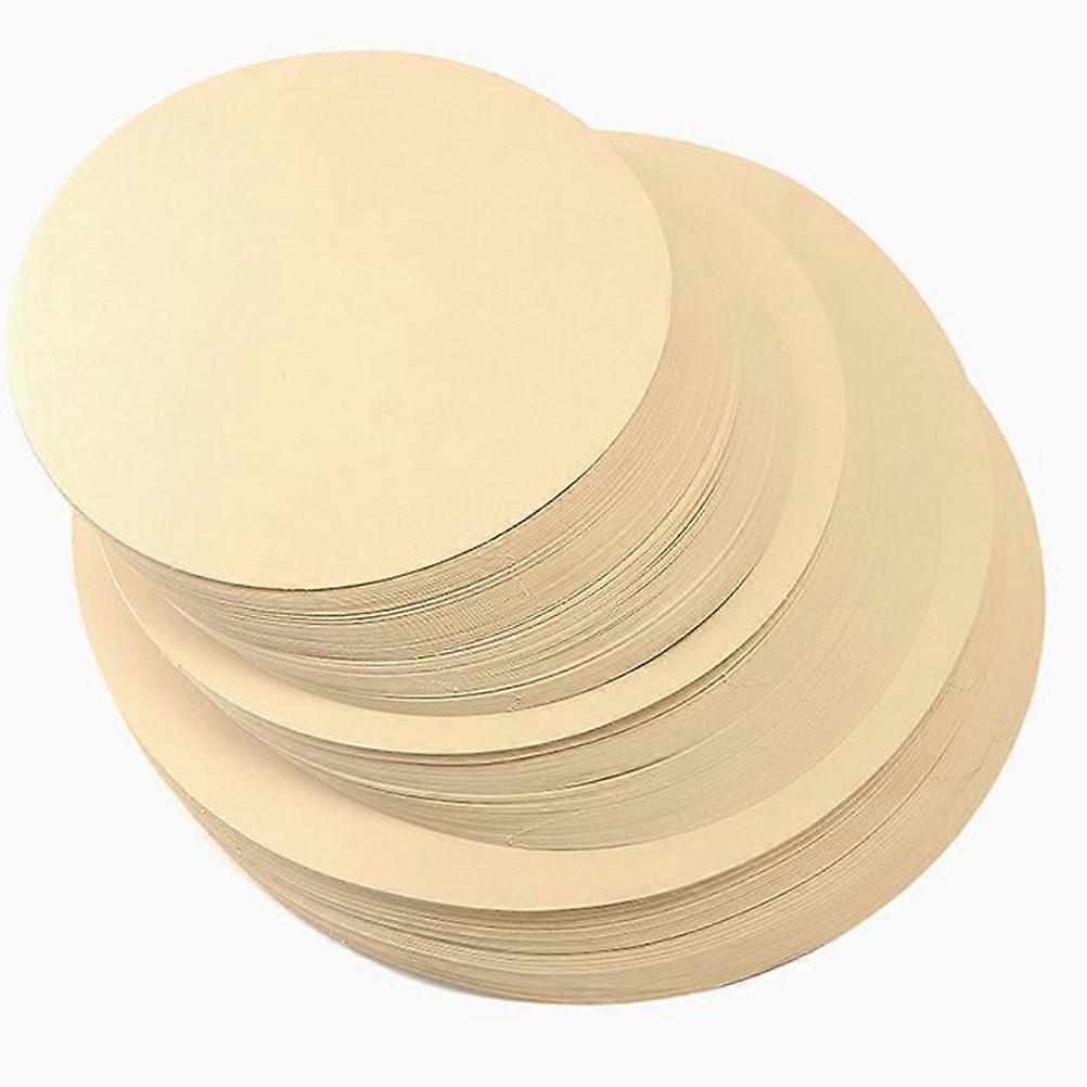 Cowhide Sketch Paper for Drawing 25 Sheets Thick Round Kraft Paper Pads