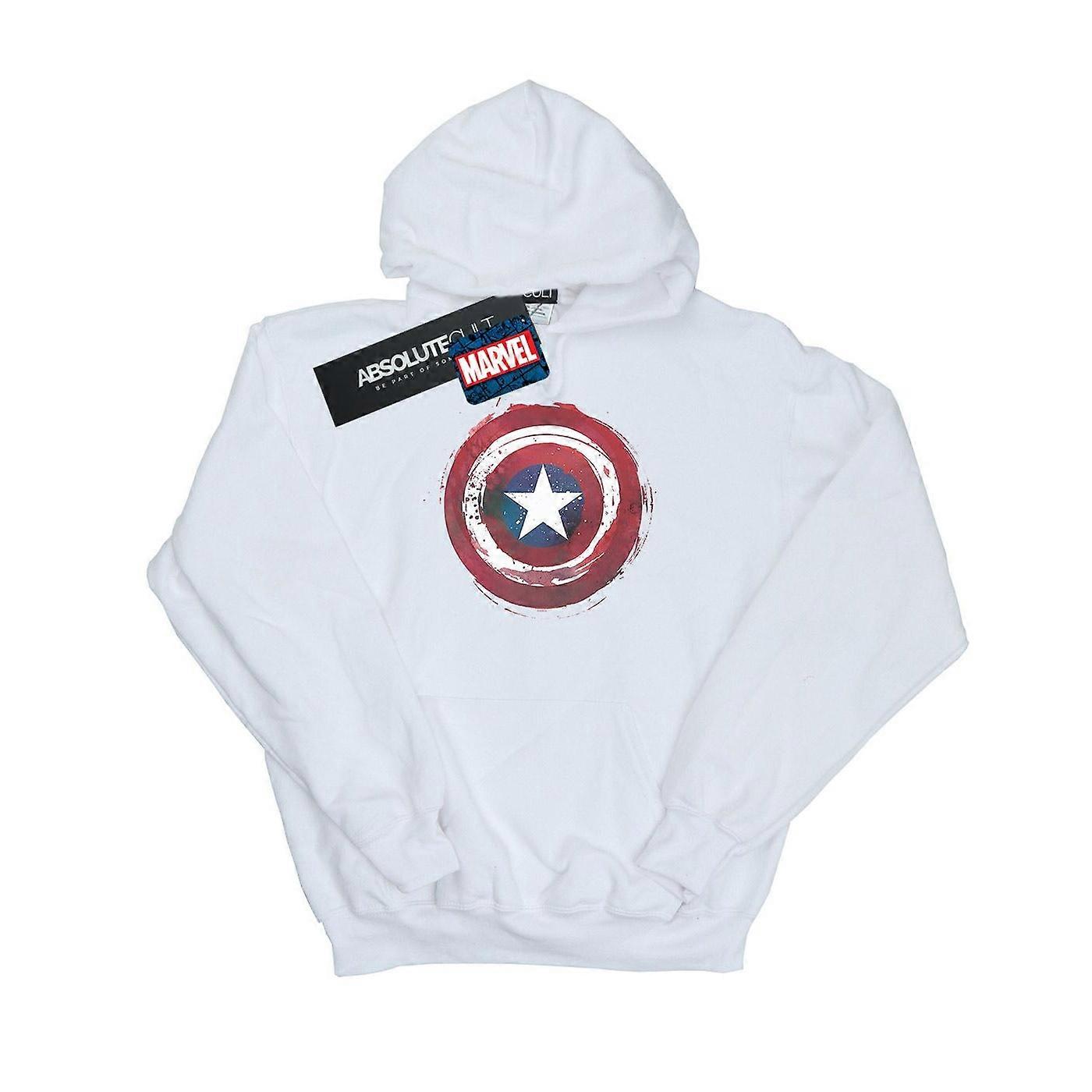 Marvel Herren Captain America Splatter Shield Kapuzenpullover